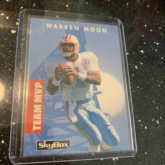 1992 Skybox Primetime Team MVP #178 Warren Moon HOF HOUSTON OILERS MT🏈card!