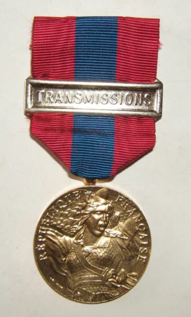 Medaille Defense Nationale - Barrette Transmissions