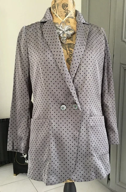 Veste Jeans Patchwork Alma D'Hiena - Style 70's Vintage, Taille 38/40, Portée Une Seule Fois