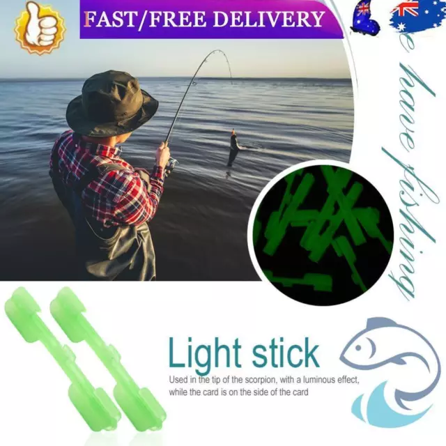 10pcs Fishing Fluorescent Lightstick Light Fishing Night Float Dark Glow Sticks