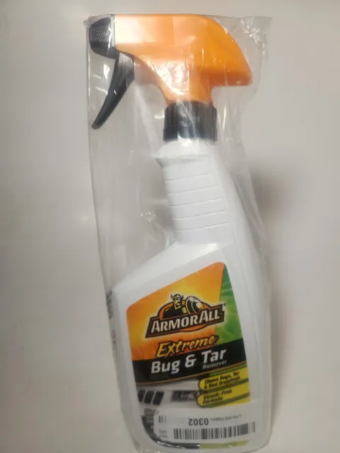 Armor All Extreme Bug and Tar Remover Car Bug Remover with Wax Protection 16oz