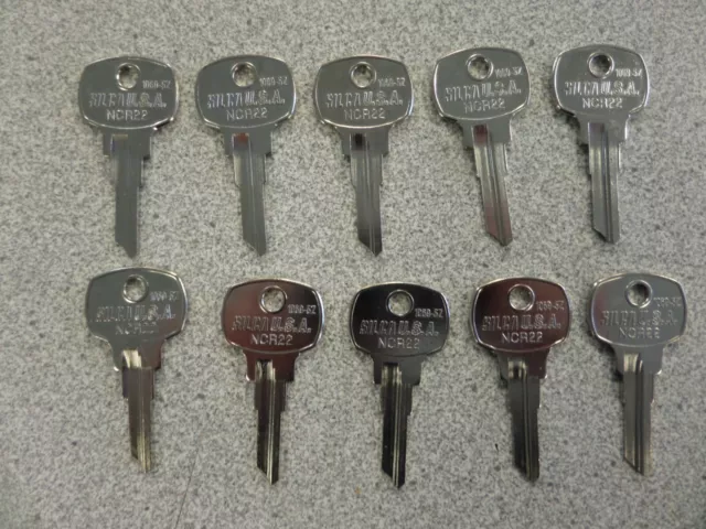 Silca Ncr22 National 1069-5Z Key Blanks Pack Of 10