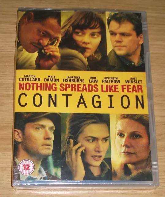 Contagion (2012) Matt Damon, Kate Winslet & Jude Law DVD - NEW & SEALED