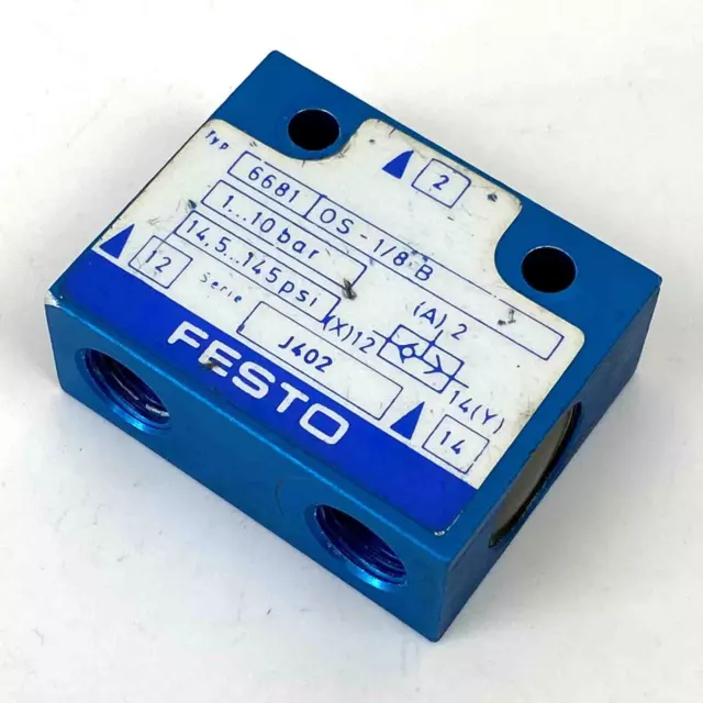 FESTO OS-1/8-B Valvola Pneumatica O Anello (VE 3 pz.) 6681, usato