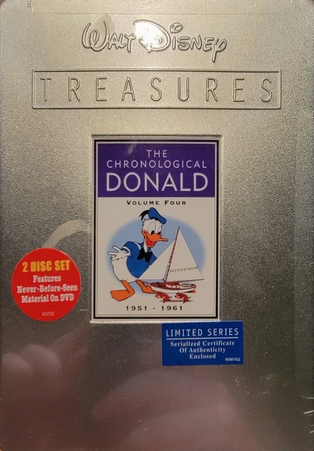 Walt Disney Treasures: The Chronological Donald Vol.4: 1951-1961 (DVD, 2008,...