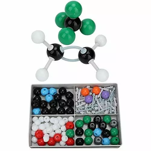 Hztyyier 179Pcs Kit di Modelli molecolari Set di strutture di Chimica (y6q)