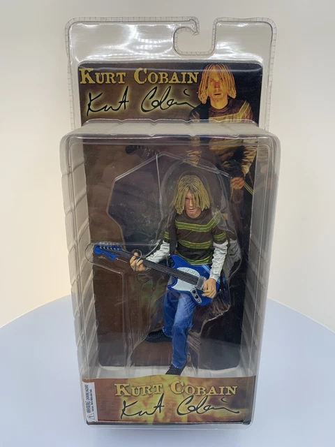 NECA Online, Nirvana, Kurt Cobain, Rare Collectible 7 inch Action Figure