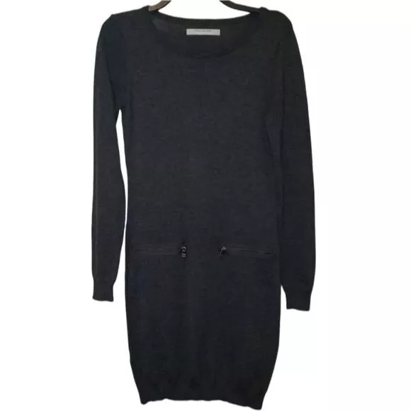 Marc New York Andrew Marc Grey Sweater Dress Size Small