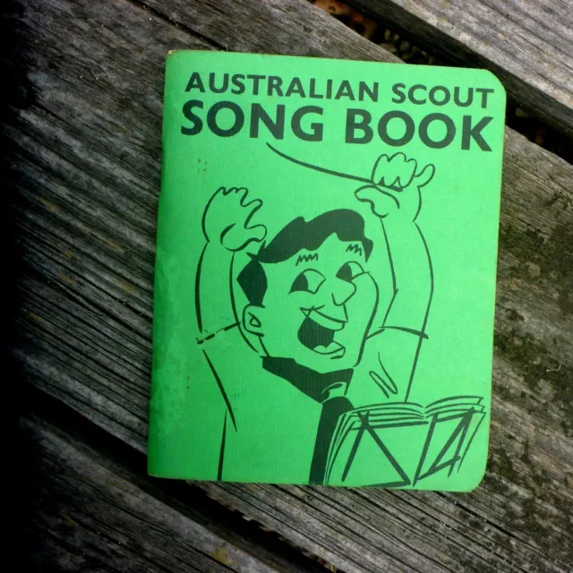 Australian Scout Song Book  130 Pages 1978 Has Pen Writing Notes Inside