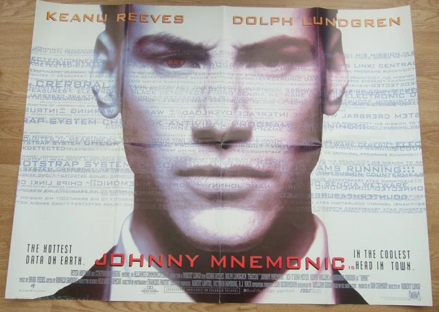 MOVIE POSTER=JOHNNY MNEMONICVF(13)(DOLPH Lundgren, Keanu Reeves, ICE-T ...