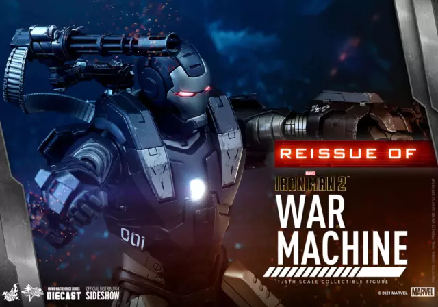HOT TOYS Marvel Iron Man 2 War Machine MMS331-D13 Diecast 1:6 Scale Figure NEW