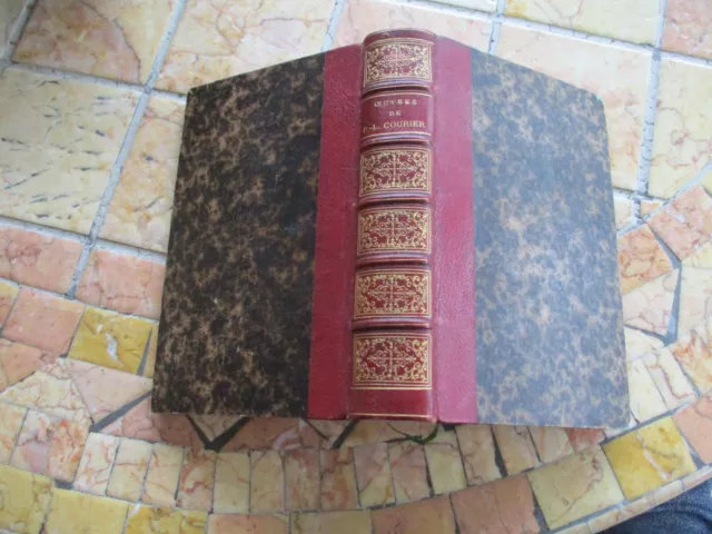 A Carrel Oeuvres De P.l. Courier Essai Sur Sa Vie Et Recits  Ed Garnier  1876