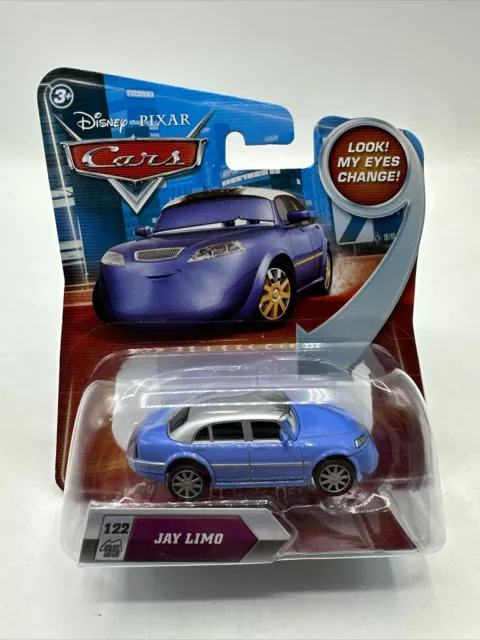 Disney Pixar World of Cars Movie Lenticular Eyes Series 2 Jay Limo DieCast - NEW