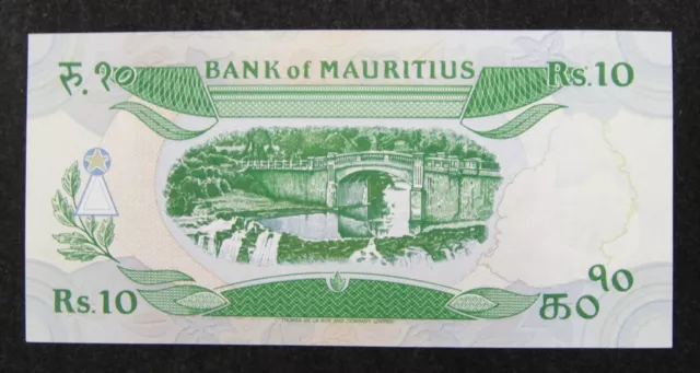 Mauritius Banknote 10 Rupees 1985 UNC 2