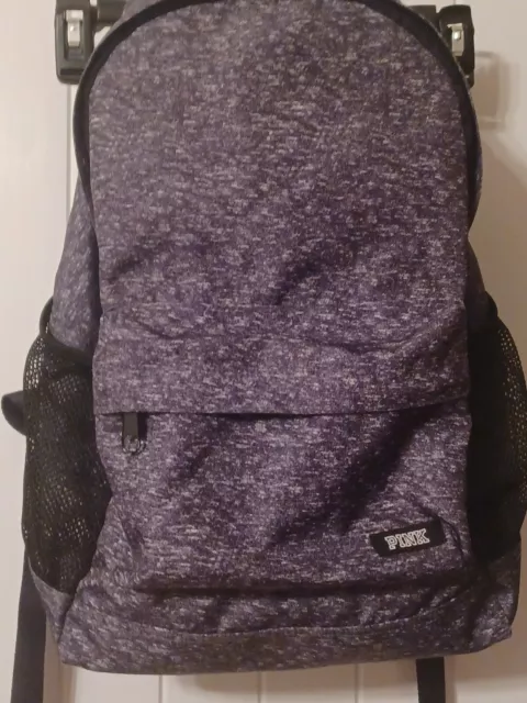 Victorias Secret PINK Marled Gray Campus Backpack