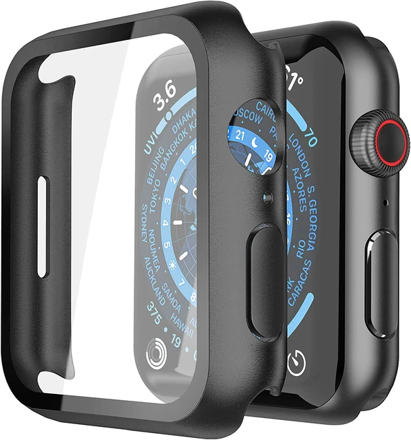Case For Apple Watch Series 4 5 6 SE 7 8 9 GEL TPU Screen Protector iWatch Cover