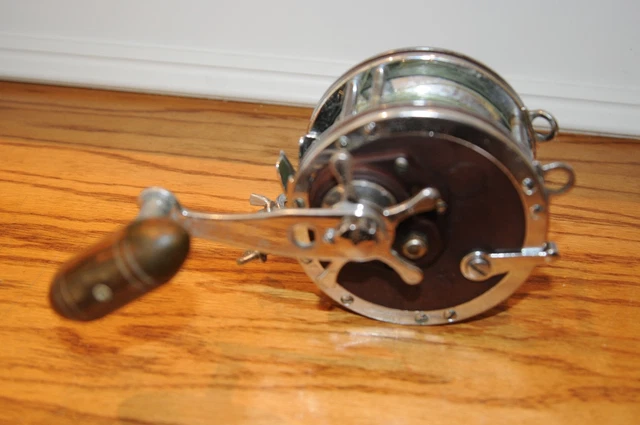 antique deep sea fishing reel penn Vintage 450SS Heavy-Duty Saltwater Spinning - USA Made Vintage Exceptional PENN PEER NO.