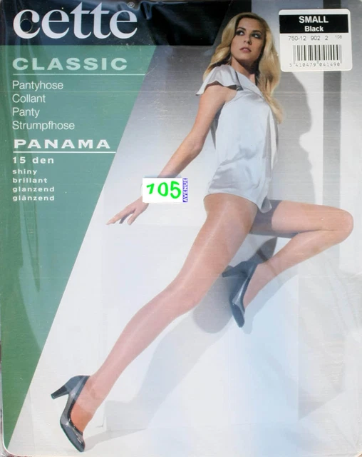 Collants D’été 9 Deniers Noir Mat – Tailles S, L, Super, Neuf Avec étiquettes