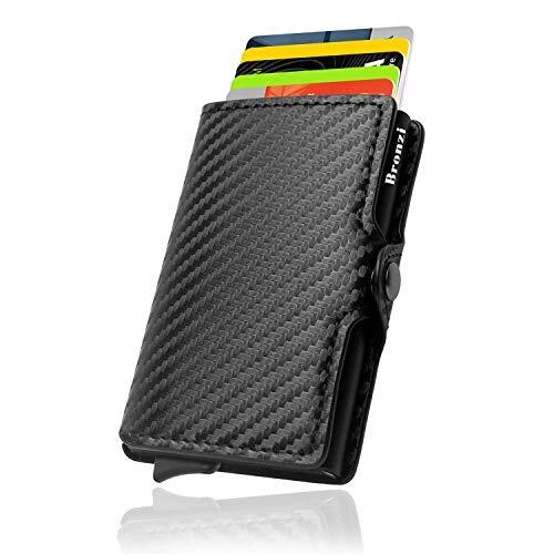 Portafoglio Uomo Slim Bronzi&reg; - Portacarte RFID Antiscanno, Design Italiano In Similpelle