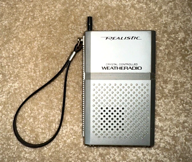 MARINE WEATHER RADIO Realistic Crystal Controlled WEATHERADIO Model