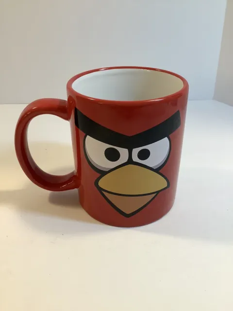 Angry Birds Red Ceramic Coffee Tea Cup Mug Rovio - RED - Excellent