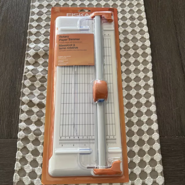 Fiskars Scrapbook Paper Trimmer Rotary Cutter Swing Arm 28mm Blade