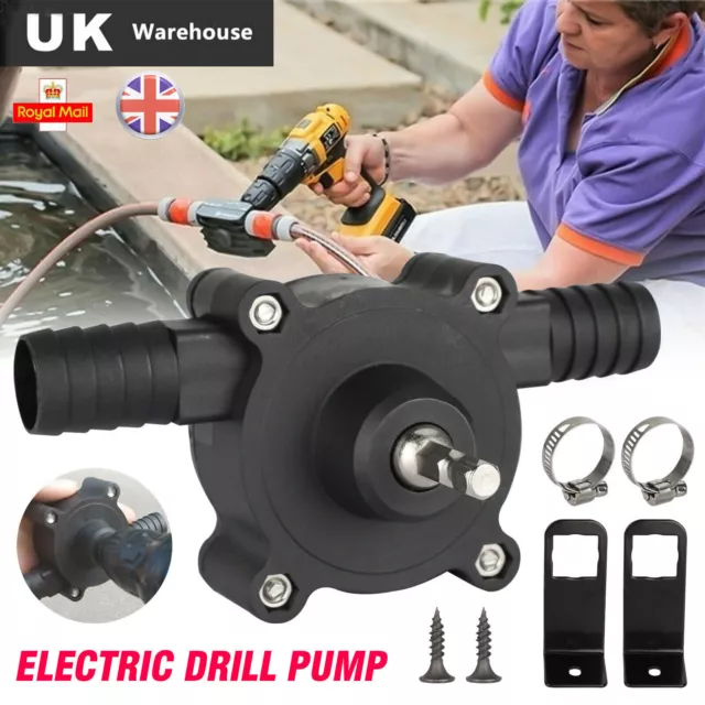 Heavy Duty Self-Priming Electric Drill Powered Water Pump Portable Transfer Pump