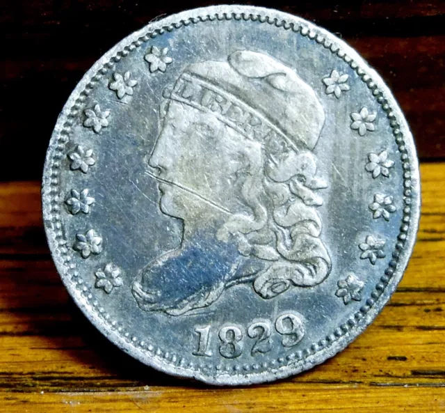 1829 Half Dime -  Nice Entry Level Coin With Great Detail!!!