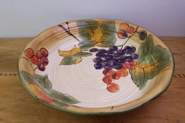 Certified International TUSCANY Gladding Grapes Large 13 " Serving Bowl Certified International TUSCANY Gladding Grapes Large 13 " Serving Bowl