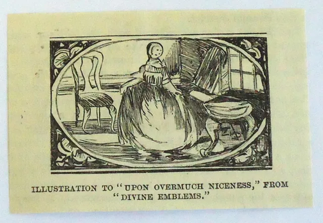 1885 Piccolo Rivista Incisione ~ Illustrazione A Su Overmuch Niceness