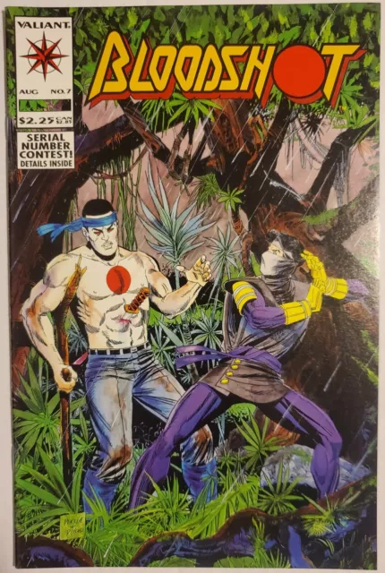 Bloodshot #7 First Print! 1St Full Appearane Of Ninjak! Valiant Comics! Movie!