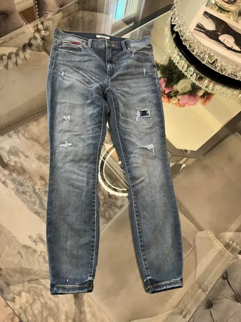 Tommy Hilfiger Jeans Women Blue Legging Fit Jeans Pants Size 8