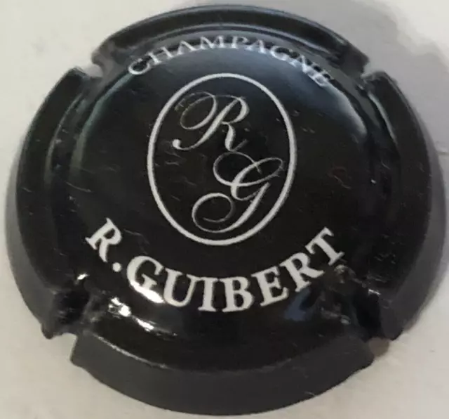 Capsule de champagne GUIBERT Robert (6. noir et blanc)