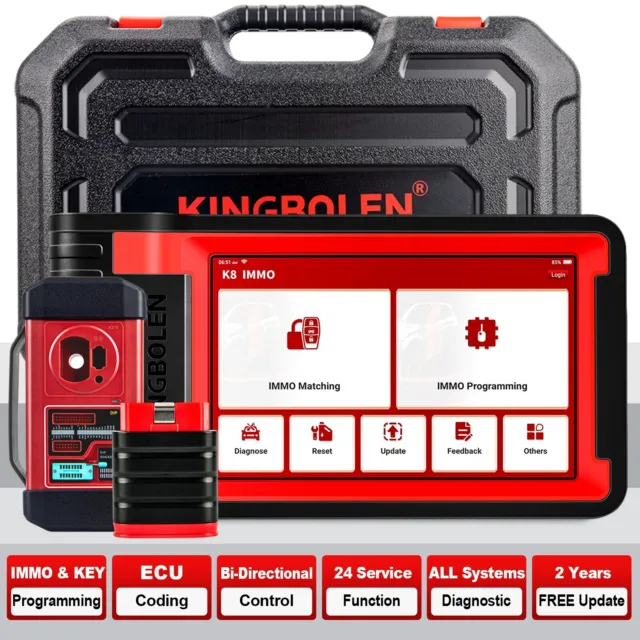 KINGBOLEN K8 IMMO ELITE PRO5 OBD Car Diagnostic Tool Scanner ECU Key Programming