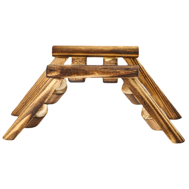 1Pc Nagetierschutz Ratte Leiter Holz Mäuse Leiter Guinea Pig Holz Spielzeug