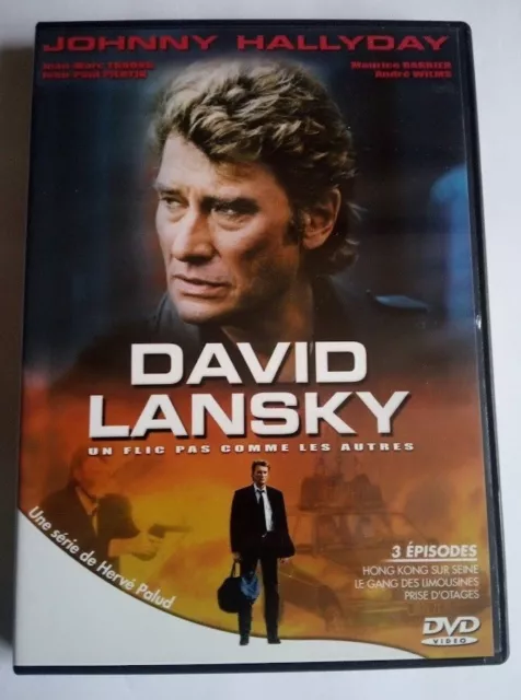 Johnny Hallyday  Dvd  David Lansky  3 Episodes  etat neuf