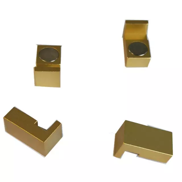 4-Pack Magnetic Parallel Keepers, Holders. Vise, CNC,Kurt,Machinist Tools For US