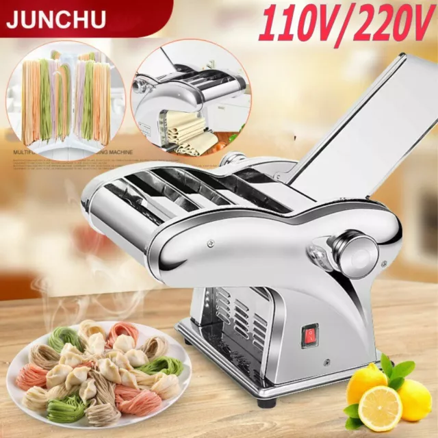 Electric Dough Roller Noodle Pasta Maker Stainless Machine Commercial Home Maker