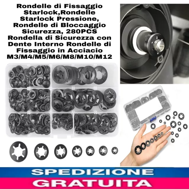 280 Rondelle di Fissaggio Di Pressione Starlock,Rondelle di Bloccaggio Sicurezza