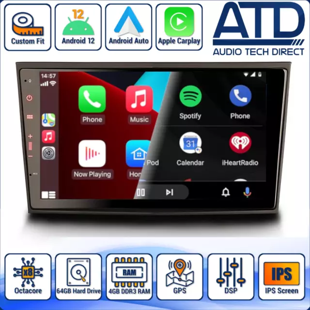 Android Auto Radio For Vauxhall Antara Astra MK5 H CarPlay SatNav Head Unit IPS