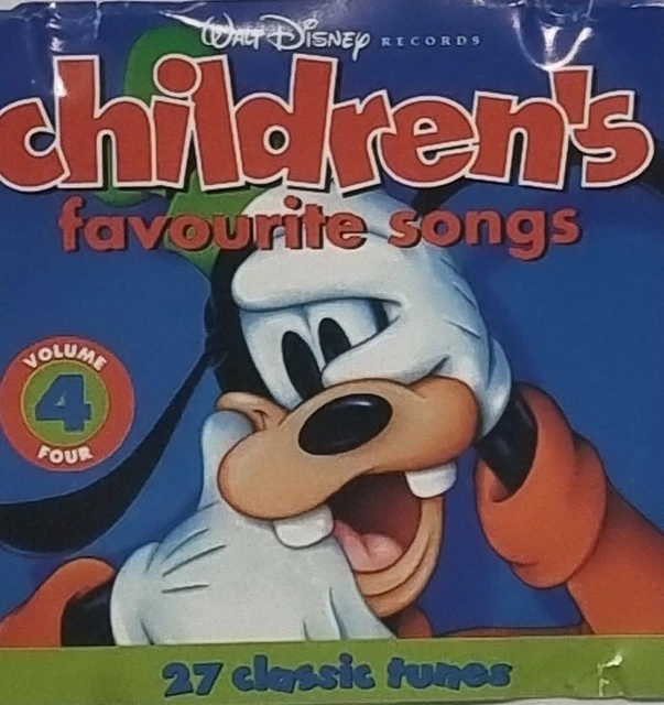 CHILDREN'S FAVOURITE SONGS CD Vol 4 (1990, Disney) FREE POST
