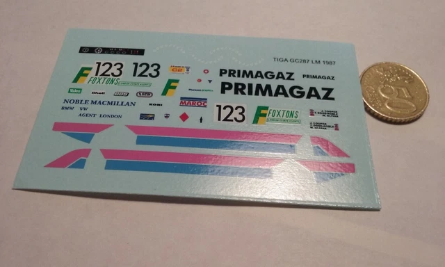 Décalcomanie Rondeau M482 #47 Graff Racing Le Mans 1986 - Occasion - 1/43