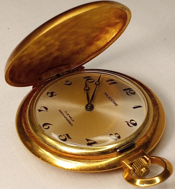 VINTAGE LA MARQUE 17 Jewel Incabloc Watch 10K Gold Filled Wind