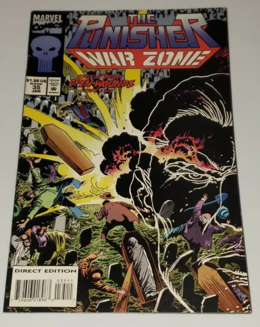 Punisher War Zone #35 - Marvel Comics - 1995 Comic Book Read Description