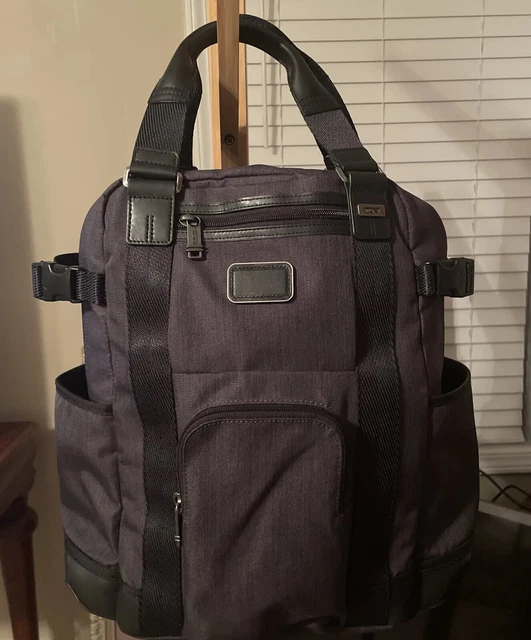 TUMI Alpha BRAVO 22380HKH Lejeune 2-Way Backpack Tote Ballistic Nylon Black/Gray