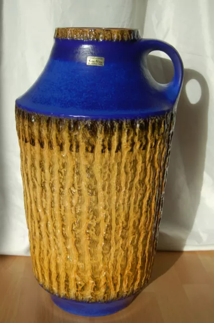 Bodenvase Vase Carstens Keramik 218/50 WGP 60er  Design Gerda Heuckeroth, A 123