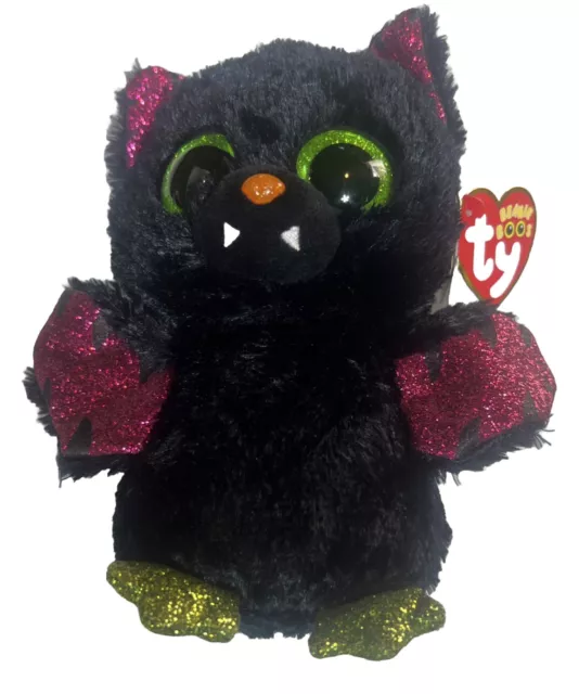 Ty Beanies Boos- Dart The Black Bat-MWMT-Medium 8.75" HALLOWEEN PLUSH