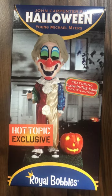 Royal Bobbles Halloween Series Young Michael Myers Clown Hot Topic Exclusive