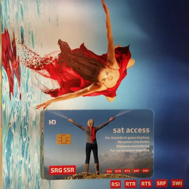 SCHWEIZER TV SRG SRF Sat-Access Karte V6.0 aktiviert unbegrentzt