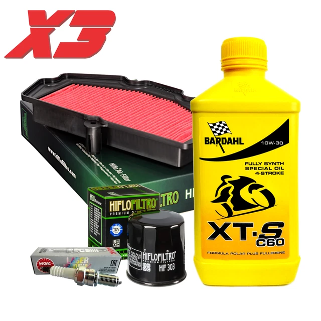 Kit Entretien Honda Varadero 1000 - 4L Huile Bardahl 10W40 + Filtre à Air - Neuf Garantie 5 Ans